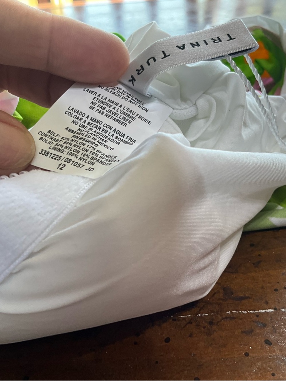 NWOT Trina Turk size 12 swimsuit - Picture 3 of 7
